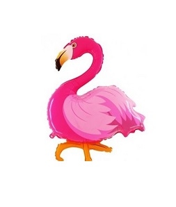 Flamingo fólia lufi